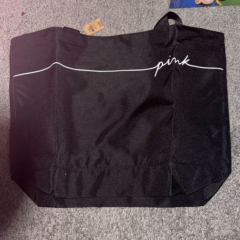 VS Pink tote NWT black